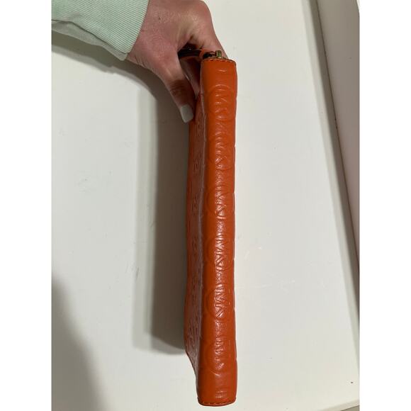 MICHAEL KORS, ORANGE LEATHER SIGNATURE WOMENS LARGE WALLET - Picture 6 of 15